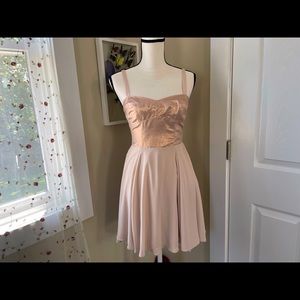 Express Pink Shimmer Dress